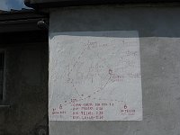20 Cartina del percorso ad anello disegnata sulla baita alta